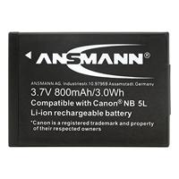 Ansmann NB-5L Camera-accu Vervangt originele accu NB-5L 3.7 V 800 mAh - thumbnail