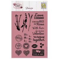 Nellie's Choice • clear stamps love is everywhere 22st. - thumbnail