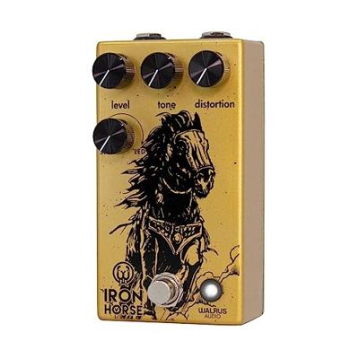 Walrus Audio Iron Horse V3 distortion effectpedaal met Silicon & LED clipping diodes - thumbnail