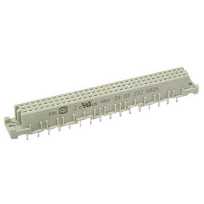 HARTING 09032326825 Female connector Totaal aantal polen 32 Aantal rijen 3 1 stuk(s)