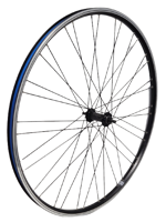 Gazelle voorwiel 28 inch (622) vision velg 2x18 + spaken zwart 36g - thumbnail
