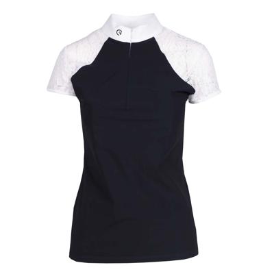 Ego7 Florentine wedstrijdshirt km donkerblauw maat:36