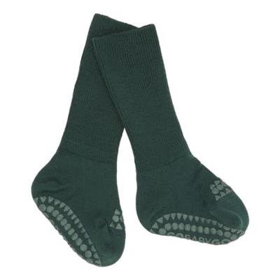 GoBabyGo antislip sokjes wol forest green-1-2 jaar