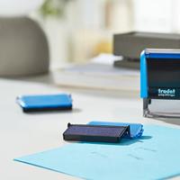 Trodat vervangkussen blauw, voor stempel 4913, blister met 2 stuks - thumbnail