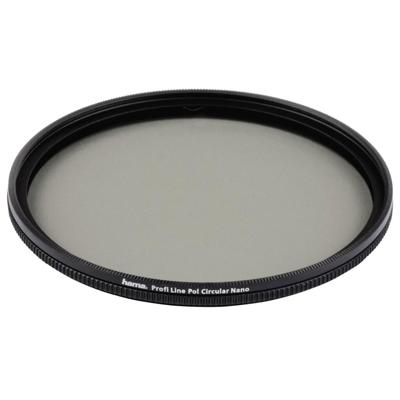 Hama Polarisatiefilter (ronde polarisator, bovenglas, schroefdraaddiameter 55 mm, framedikte 4,5 mm, voorschroefdraad, NMC16 (nano multi-coated 16 lagen)) zwart
