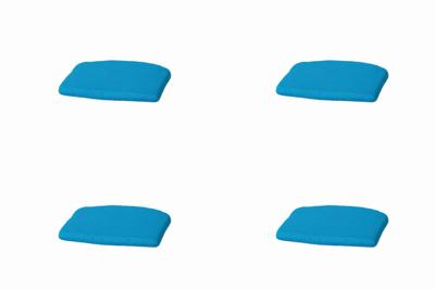 Zitkussen 46x48 Panama aqua (4 stuks) Madison - Madison Zitkussen 46x48 Panama aqua (4 stuks) Madison - Madison