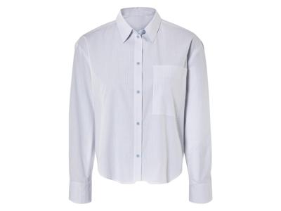 esmara Dames blouse (stijf blauw/wit, 40) esmara Dames blouse (stijf blauw/wit, 40)