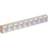Lockweiler Opbergbakstelling | H77xB600xD63mm | 9 x A | kunststof beige | 1 stuk - 1500982 1500982 - thumbnail