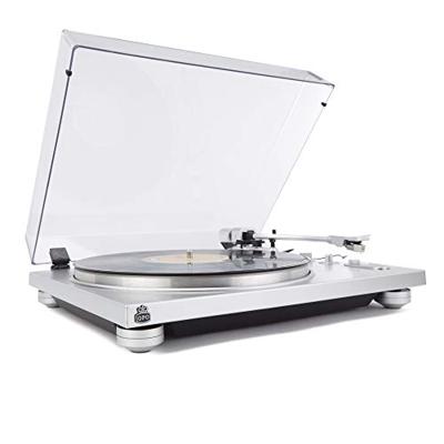 GPO PR100 Premium Line platenspeler met pitch control en bluetooth, zilver