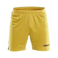 Craft 1905573 Progress Contrast Short M - Yellow/Club Cobolt - XXL - thumbnail