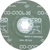 PFERD TOOLS 64193103 Combiclick keramische korrel fiberschijf Ø 125 mm Co-Cool 36 voor roestvrij staal Diameter 125 mm - thumbnail