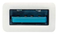 Leitz Data-oplaadkabel, USB-C naar USB-A(F), 0,15 m, wit, 63370001 - thumbnail