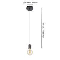 Eglo Zwarte pendelYorth - 43801 - thumbnail