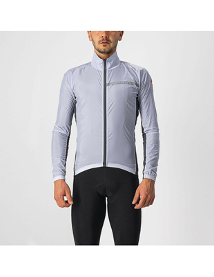 Castelli Squadra stretch fietsjack zilvergrijs heren XL