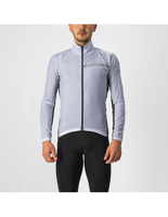 Castelli Squadra stretch fietsjack zilvergrijs heren XL - thumbnail