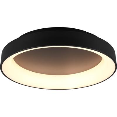 LED Plafondlamp 48W - Dimbaar & Kleur Aanpasbaar - Mat Zwart Aluminium