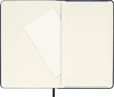 Moleskine notitieboek, ft 9 x 14 cm, effen, harde cover, 192 blad, saffier