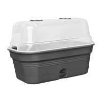 Elho green basics grow tray all-in-1 living black 39 - thumbnail