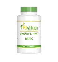 Elvitum Groente en fruit max 120 Kauwtabletten - thumbnail