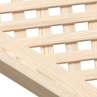 VidaXL Kastdeuren met latwerk 2 st 59,5x99 cm massief grenenhout - thumbnail