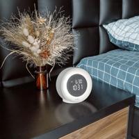 TFA Dostmann 60.2047.02 Daglichtwekker Kwarts Wit Alarmtijden 1 Sfeerverlichting - thumbnail