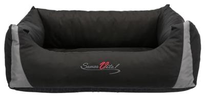 TRIXIE HONDENMAND SAMOA VITAL HOEKIG ORTHOPEDISCH ZWART 80X65X25 CM