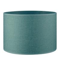 Lampenkap cilinder | rond | canvas | stoffen lampenkap | cilinderkap | Ø30cm H20cm | turquoise - thumbnail