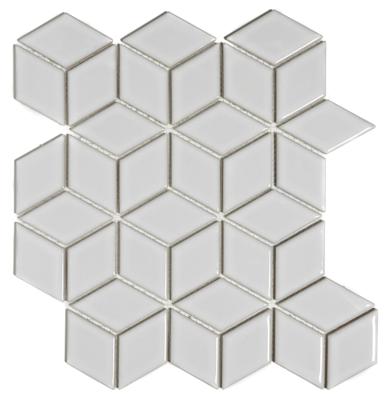 Mozaiek Paris Cubic Wit 4,8x8,1