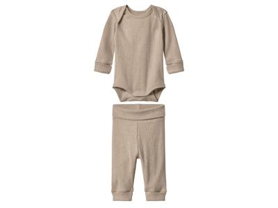 lupilu Baby kledingset 2-delig (Beige, 62/68)