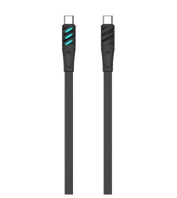 Havit CB6254 - USB Type C naar USB Type C oplaadkabel, 1 m (zwart)
