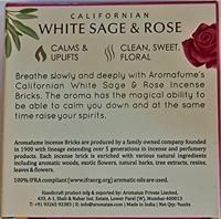Aromafume Wierookblokjes Witte Salie & Roos - 40g - thumbnail