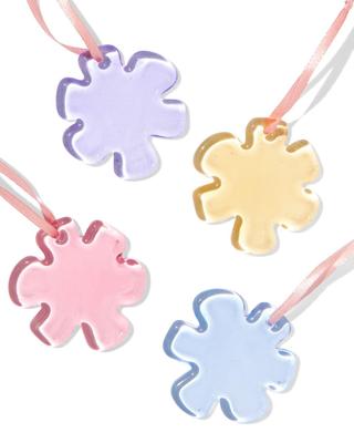 HEMA Paashangers glas bloem - 4 stuks