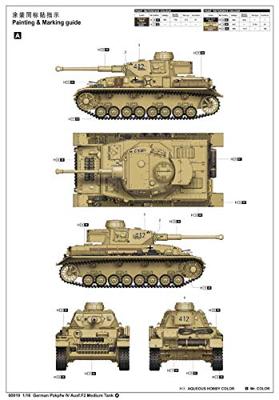 Trumpeter 1/16 German Pzkpfw IV Ausf.F2 Medium