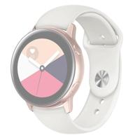 Voor Galaxy Watch Active 2 Smart horloge effen kleur siliconen polsband horlogeband grootte: L (abrikoos) - thumbnail