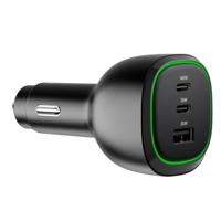 Alogic Rapid Power 3-poorts autolader (165W) - Black - thumbnail