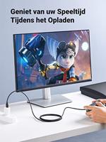 Ugreen USB-kabel - mini USB 480 Mbps 3 m US132 (zwart) - thumbnail