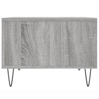 Salontafel 60x50x36,5 cm bewerkt hout grijs - thumbnail