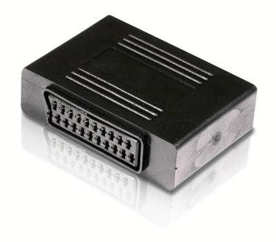 Philips SWV 2050 W/10 Scart audio-/video-verlengingsadapter (dubbele aansluiting) zwart