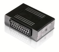 Philips SWV 2050 W/10 Scart audio-/video-verlengingsadapter (dubbele aansluiting) zwart - thumbnail