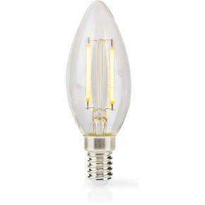 Nedis LBFE14C352P3 Led-filamentlamp E14 Kaars 4.5 W 470 Lm 2700 K Warm Wit Aantal Lampen In Verpakking: 3 Stuks Doorzichtig