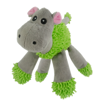 Fuzzle Hippo with 5 squeakers - thumbnail