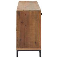Dressoir 110x35x70 cm massief grenenhout bruin - thumbnail