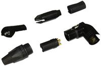Neutrik NC3FRX-B XLR-connector Bus, haaks Aantal polen: 3 Zwart 1 stuk(s) - thumbnail