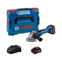 Bosch Professional GWS 18V-10 P 06019J4101 Haakse accuslijper 125 mm Incl. 2 accus, Incl. lader, Incl. koffer 18 V 5 Ah - thumbnail