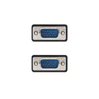 NanoCable 10.15.0110 SVGA-kabel met ferriet, voor monitor, projector en pc, HDB15/M-HDB15/M, zwart, 10 m - thumbnail