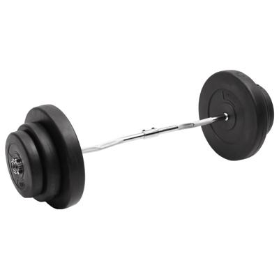 Halter gebogen met gewichten 60 kg Halter gebogen met gewichten 60 kg