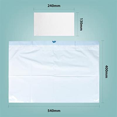 Toiletemmer zakken (50 stuks) | Opvangzakken toilet | Absorberende gel pads | Lekbestendig