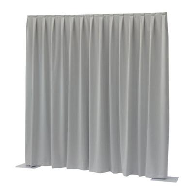 Wentex Pipe and drape Dimout gordijn 330x400cm geplooid lichtgrijs Wentex Pipe and drape Dimout gordijn 330x400cm geplooid lichtgrijs