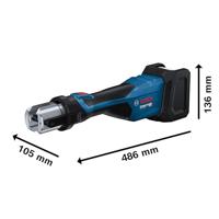 Bosch Professional GPT 18V-32 krimptang 32 kN + RFz 12/16/20 set (zonder accu of lader) in XL-doos - thumbnail
