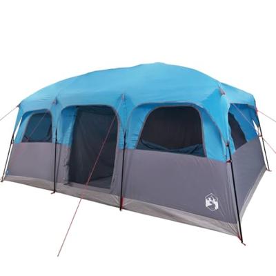 VidaXL Gezinstent 10-persoons waterdicht blauw